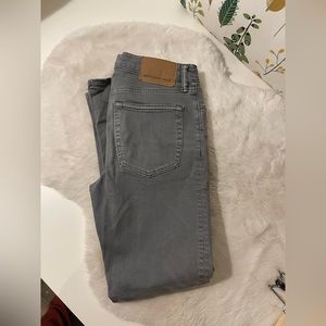 28 x 30 Grey American Eagle Next Level Flex Skinny Jeans